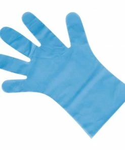 Brand new 🌟 Nisbets Essentials Powder-Free TPE Gloves Blue (Pack Of 200) 🎉 -Cleaning & Janitorial Supplies Shop fc488 xl bluefoodpreparationglove2
