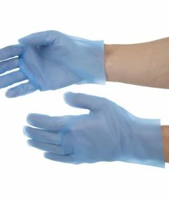 Brand new 🌟 Nisbets Essentials Powder-Free TPE Gloves Blue (Pack Of 200) 🎉 -Cleaning & Janitorial Supplies Shop fc488 two2