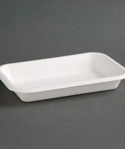 Budget 💯 Fiesta Compostable Bagasse Food Trays (Pack Of 50) 💯