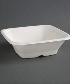Cheap ๐ฅ Fiesta Compostable Bagasse Square Bowls (Pack Of 50) ๐งจ