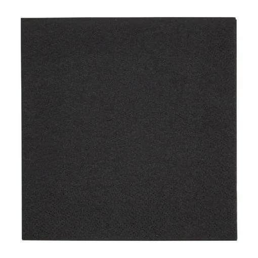 Best Sale 🥰 Fiesta Recyclable Cocktail Napkin Black 24x24cm 2ply 1/4 Fold (Pack Of 4000) 🔔 -Cleaning & Janitorial Supplies Shop fe218 1