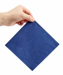 Deals 🧨 Fiesta Recyclable Lunch Napkin Blue 33x33cm 2ply 1/4 Fold (Pack Of 2000) 🧨 -Cleaning & Janitorial Supplies Shop fe224 3