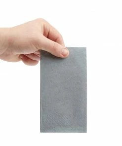 Flash Sale 😍 Fiesta Recyclable Lunch Napkin Grey 33x33cm 2ply 1/8 Fold (Pack Of 2000) 👏 5 Flash Sale 😍 Fiesta Recyclable Lunch Napkin Grey 33x33cm 2ply 1/8 Fold (Pack Of 2000) 👏 -Cleaning & Janitorial Supplies Shop fe231 3