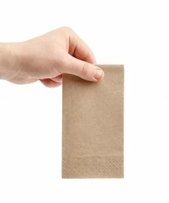 Best deal 🤩 Fiesta Recyclable Recycled Lunch Napkin Kraft 33x33cm 2ply 1/8 Fold (Pack Of 2000) 🧨 -Cleaning & Janitorial Supplies Shop fe234 3