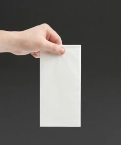 Outlet 👍 Fiesta Recyclable Dinner Napkin White 40x40cm 2ply 1/8 Fold (Pack Of 2000) 😀 -Cleaning & Janitorial Supplies Shop fe243 3