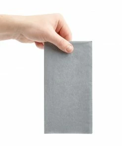 Hot Sale 🤩 Fiesta Recyclable Dinner Napkin Grey 40x40cm 2ply 1/8 Fold (Pack Of 2000) 😉 -Cleaning & Janitorial Supplies Shop fe247 3