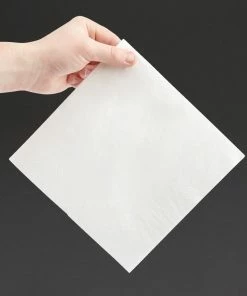 Cheap 💯 Fiesta Recyclable Dinner Napkin White 40x40cm 3ply 1/4 Fold (Pack Of 1000) ⌛ -Cleaning & Janitorial Supplies Shop fe251 3
