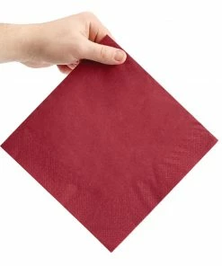 Best Pirce ❤️ Fiesta Recyclable Dinner Napkin Bordeaux 40x40cm 3ply 1/4 Fold (Pack Of 1000) ❤️ -Cleaning & Janitorial Supplies Shop fe253 3