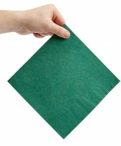 Brand new 🎉 Fiesta Recyclable Dinner Napkin Dark Green 40x40cm 3ply 1/4 Fold (Pack Of 1000) 🎉 -Cleaning & Janitorial Supplies Shop fe255 3
