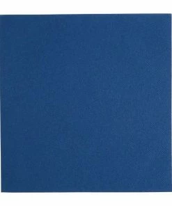 Outlet 🥰 Fiesta Recyclable Premium Tablin Dinner Napkin Dark Blue 40x40cm Airlaid 1/4 Fold (Pk 500) ⌛