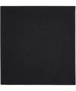 Flash Sale ๐ฅ Fiesta Recyclable Premium Tablin Dinner Napkin Black 40x40cm Airlaid 1/4 Fold (Pack Of 500) ๐