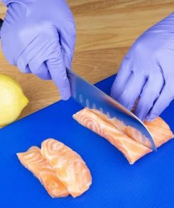 Best Sale 🤩 Hygiplas Vinyl Purple Powder Free Gloves 👍 -Cleaning & Janitorial Supplies Shop fj749 l new4