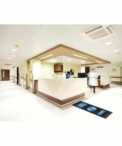 Top 10 🎉 Coba People Social Distancing Floor Mat Blue ⌛ -Cleaning & Janitorial Supplies Shop fn371 floormat