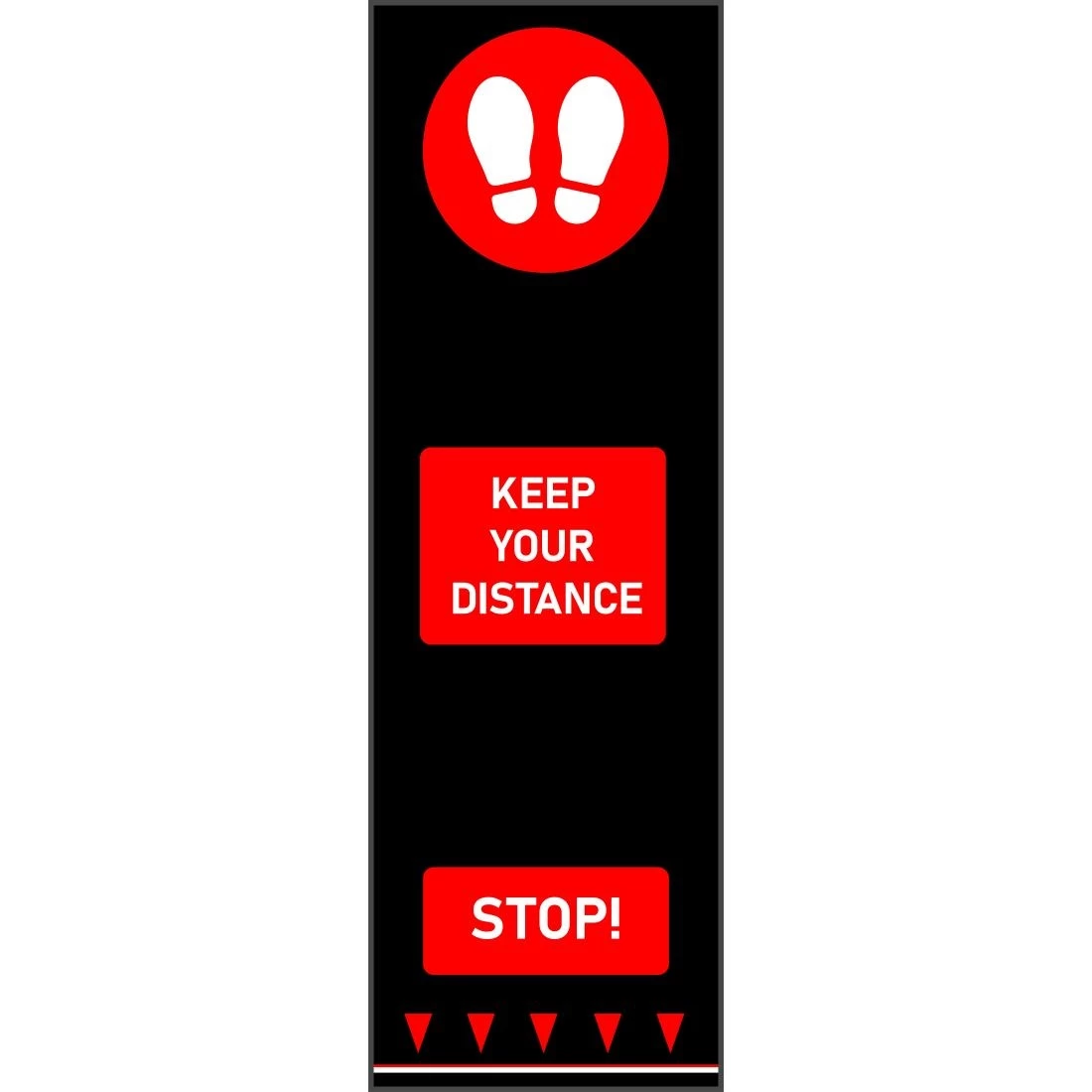 Coupon 🌟 Coba Footprints Social Distancing Floor Mat Red 💯 1 Coupon 🌟 Coba Footprints Social Distancing Floor Mat Red 💯