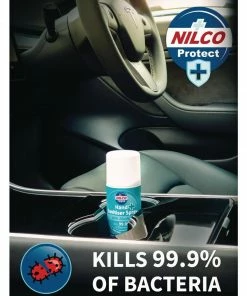 Budget ⌛ Nilco Antibacterial Hand Sanitiser Aerosol 150ml 🎁 -Cleaning & Janitorial Supplies Shop fn967 car