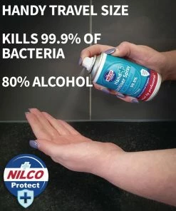 Budget ⌛ Nilco Antibacterial Hand Sanitiser Aerosol 150ml 🎁 -Cleaning & Janitorial Supplies Shop fn967 kitchen