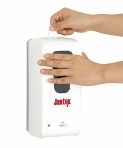 Budget ✔️ Jantex Automatic Liquid Hand Soap And Sanitiser Dispenser 1Ltr 🌟 12 Budget ✔️ Jantex Automatic Liquid Hand Soap And Sanitiser Dispenser 1Ltr 🌟 -Cleaning & Janitorial Supplies Shop fn975 opening