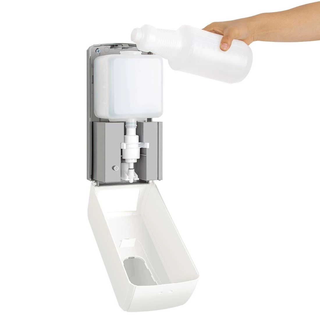 Budget ✔️ Jantex Automatic Liquid Hand Soap And Sanitiser Dispenser 1Ltr 🌟 6 Budget ✔️ Jantex Automatic Liquid Hand Soap And Sanitiser Dispenser 1Ltr 🌟 - Image 6