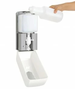 Coupon 😉 Jantex Automatic Spray Hand Soap And Sanitiser Dispenser 1Ltr 🌟 14 Coupon 😉 Jantex Automatic Spray Hand Soap And Sanitiser Dispenser 1Ltr 🌟 -Cleaning & Janitorial Supplies Shop fn976 refill