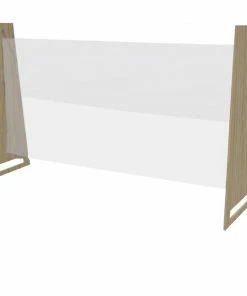 Brand new ๐ Bolero Canteen-Style Counter-Top Sneeze Guard Light Oak 860 X 1250mm ๐