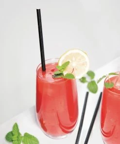 Budget ❤️ Fiesta Compostable Individually Wrapped Paper Straws Black (Pack Of 250) 🤩 -Cleaning & Janitorial Supplies Shop fp440 fiestagreenstrawblack5 sam3710