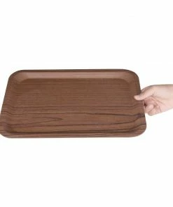 Deals ✔️ Olympia Veneer Mahogany Tray ✨ -Cleaning & Janitorial Supplies Shop fp684 mahoganytray4