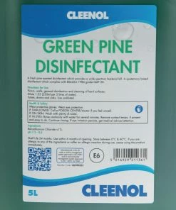 Promo 😉 Cleenol Green Pine Disinfectant 5Ltr (Pack Of 2) 🔔 -Cleaning & Janitorial Supplies Shop fs086 label