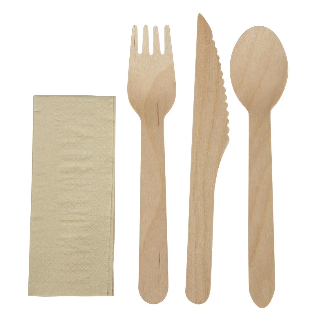 Promo 👏 EGreen Individually Kraft Wrapped 4-in-1 Wooden Cutlery Set (Pack Of 250) 🤩 4 Promo 👏 EGreen Individually Kraft Wrapped 4-in-1 Wooden Cutlery Set (Pack Of 250) 🤩 - Image 4
