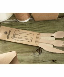 Promo 👏 EGreen Individually Kraft Wrapped 4-in-1 Wooden Cutlery Set (Pack Of 250) 🤩 9 Promo 👏 EGreen Individually Kraft Wrapped 4-in-1 Wooden Cutlery Set (Pack Of 250) 🤩 -Cleaning & Janitorial Supplies Shop fs168 new22 4562