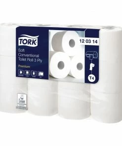 Cheapest ✨ Tork Premium Conventional Wrapped 3-Ply Toilet Roll (Pack Of 12 X 8) 😉