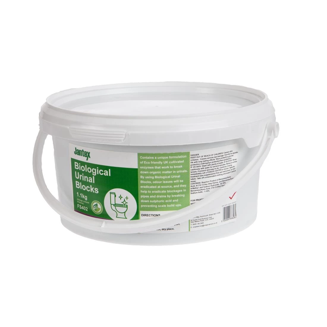 Promo ✔️ Jantex Green Biological Urinal Blocks 1.1kg ✨ 1 Promo ✔️ Jantex Green Biological Urinal Blocks 1.1kg ✨