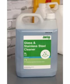 Outlet ✔️ Jantex Green Glass And Stainless Steel Cleaner Concentrate 5Ltr ⌛ 9 Outlet ✔️ Jantex Green Glass And Stainless Steel Cleaner Concentrate 5Ltr ⌛ -Cleaning & Janitorial Supplies Shop fs412 jantexnew279