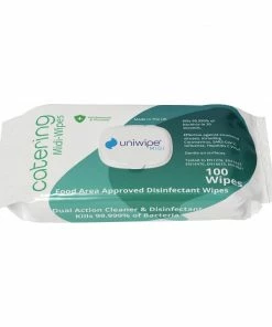 Best deal 🛒 Uniwipe Catering Sanitising Midi-Wipes (Pack 100) ✨