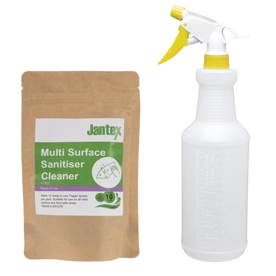 Best deal ✔️ Jantex Green Kitchen Surface Sanitiser Sachets (Pack Of 10) 🤩 6 Best deal ✔️ Jantex Green Kitchen Surface Sanitiser Sachets (Pack Of 10) 🤩 - Image 6