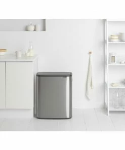Outlet 👏 Brabantia Bo Recycling Touch Bin Matt Steel 2 X 30Ltr 🥰 -Cleaning & Janitorial Supplies Shop ft380 new21 2