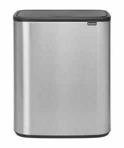 Outlet 👏 Brabantia Bo Recycling Touch Bin Matt Steel 2 X 30Ltr 🥰