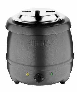 Cheap ๐ Buffalo Graphite Grey Soup Kettle ๐ฅ