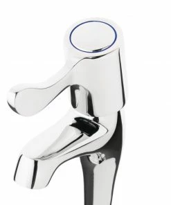 Hot Sale 🛒 Vogue Basin Pillar Lever Taps (Pack Of 2) 🎉 -Cleaning & Janitorial Supplies Shop g461 taps4