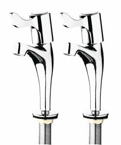 Hot Sale ๐ Vogue Basin Pillar Lever Taps (Pack Of 2) ๐