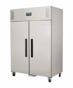 Promo 👍 Polar G-Series Upright Double Door Fridge 1200Ltr 🎁 -Cleaning & Janitorial Supplies Shop g594 left
