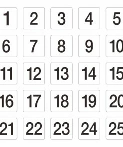 Best Sale 🔔 Olympia Plastic Table Number Inserts 1-50 🔔