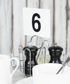 Best Sale 🔔 Olympia Plastic Table Number Inserts 1-50 🔔 -Cleaning & Janitorial Supplies Shop gb629 numberinserts5