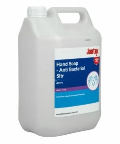 Flash Sale 😉 Jantex Unperfumed Antibacterial Liquid Hand Soap 5Ltr 👍 -Cleaning & Janitorial Supplies Shop gc976 new22 3211