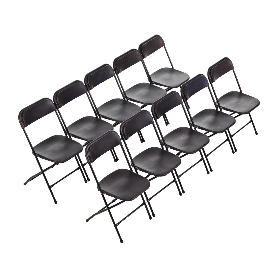Buy ✔️ Bolero PP Folding Chairs Black (Pack Of 10) 😉 3 Buy ✔️ Bolero PP Folding Chairs Black (Pack Of 10) 😉 - Image 3