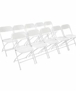Best deal ๐ Bolero PP Folding Chairs White (Pack Of 10) ๐