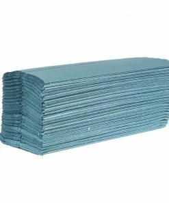 Cheap ๐ Jantex C Fold Paper Hand Towels Blue 1-Ply 192 Sheets (Pack Of 12) ๐