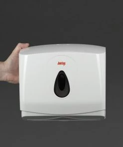 Top 10 🛒 Jantex Multi-Fold Hand Towel Dispenser White 🛒 -Cleaning & Janitorial Supplies Shop gd839 2