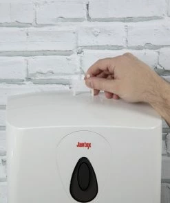 Top 10 🛒 Jantex Multi-Fold Hand Towel Dispenser White 🛒 -Cleaning & Janitorial Supplies Shop gd839 ls1