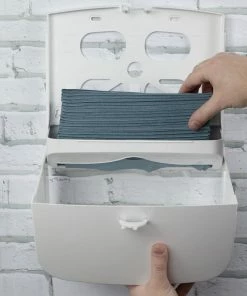 Top 10 🛒 Jantex Multi-Fold Hand Towel Dispenser White 🛒 -Cleaning & Janitorial Supplies Shop gd839 ls2