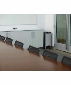 Best deal 👏 Rubbermaid Slim Jim End Step On Pedal Bin Stainless Steel 50Ltr ⌛ -Cleaning & Janitorial Supplies Shop ge935 b